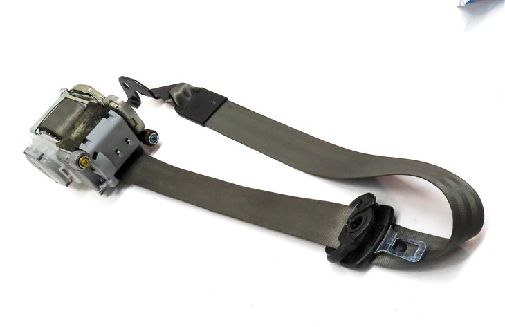 Thumbnail 4: 09-17 AUDI Q5 8R FRONT RIGHT PASSENGER SEAT SEATBELT RETRACTOR (Pistachio Beige)