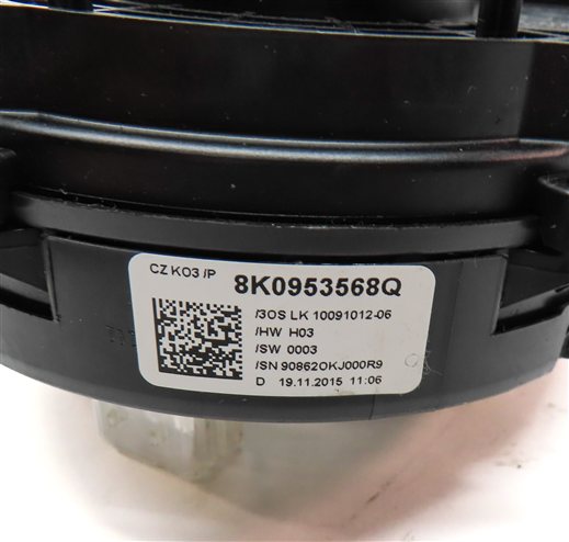 Thumbnail 8: 2016 AUDI Q5 (B8 8R) STEERING COLUMN SRS CLOCKSPRING SLIP RING