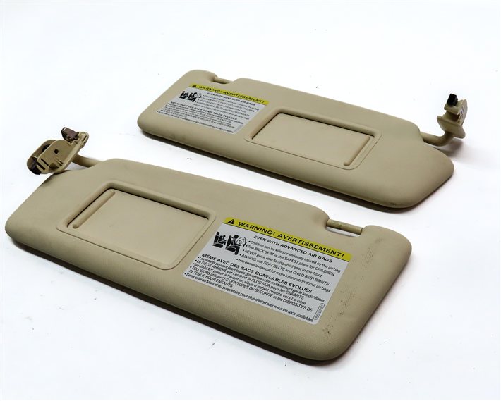 2015-2017 AUDI Q5 SQ5 (B8 8R) FRONT LEFT & RIGHT SUNVISOR SUN VISOR SET (Beige)