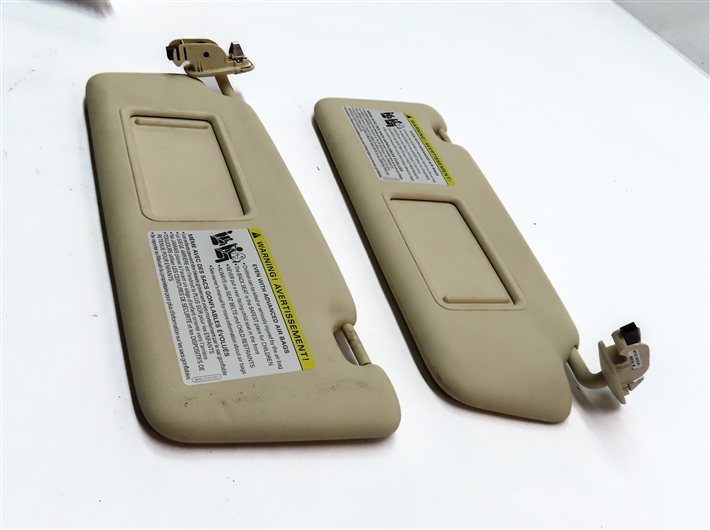 Thumbnail 3: 2015-2017 AUDI Q5 SQ5 (B8 8R) FRONT LEFT & RIGHT SUNVISOR SUN VISOR SET (Beige)