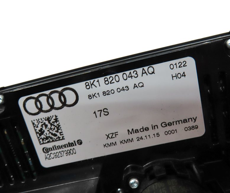 Thumbnail 7: 13-17 AUDI A4 S4 A5 S5 RS5 Q5 SQ5 (B8 8K 8T 8R) HEATER A/C TEMPERATURE CONTROL