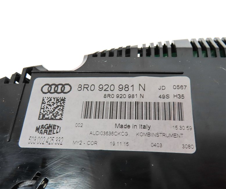 Thumbnail 14: 16-17 AUDI Q5 (B8 8R) 3.0L SUPER IGNITION SPEEDOMETER ENGINE MODULE & KEY SET8