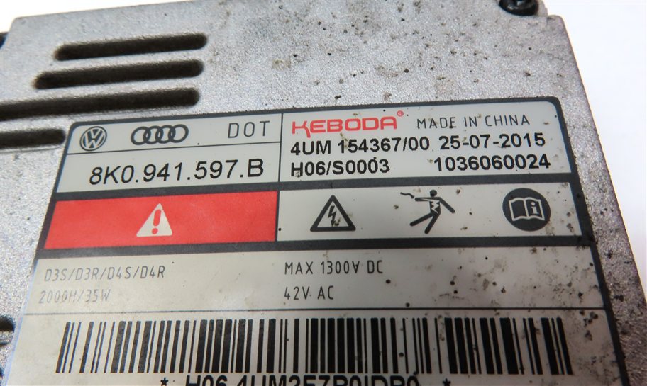Thumbnail 6: 2016 AUDI Q5 (B8 8R) FRONT RIGHT PASSENGER HEADLIGHT LAMP BALLAST MODULE