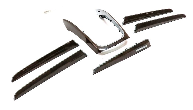 Thumbnail 3: 2016 AUDI Q5 (B8 8R) INTERIOR DASH CENTER CONSOLE DOOR WOOD TRIM SET/6 (Walnut)