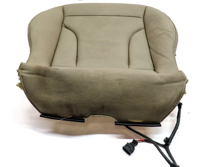 Thumbnail 5: 16 AUDI Q5 B8 8R FRONT RIGHT PASSENGER LOWER MEMORY HEATED SEAT CUSHION (Beige)