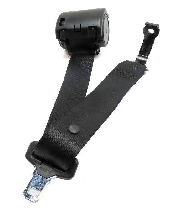 Thumbnail 6: 2014 BMW X5 F15 REAR 2ND ROW LEFT RIGHT CENTER SEATBELT RETRACTOR SET 3 (Black)