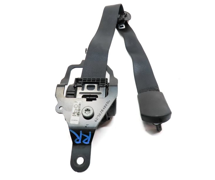 Thumbnail 9: 2014 BMW X5 F15 REAR 2ND ROW LEFT RIGHT CENTER SEATBELT RETRACTOR SET 3 (Black)