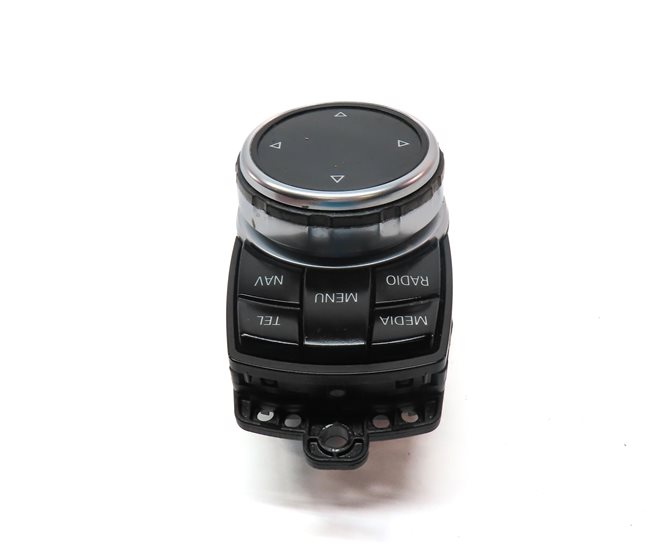 Thumbnail 4: 12-20 BMW 2 3 4 SERIES (F22 F30 F32 F34) STEREO NAVIGATION i-DRIVE SWITCH KNOB