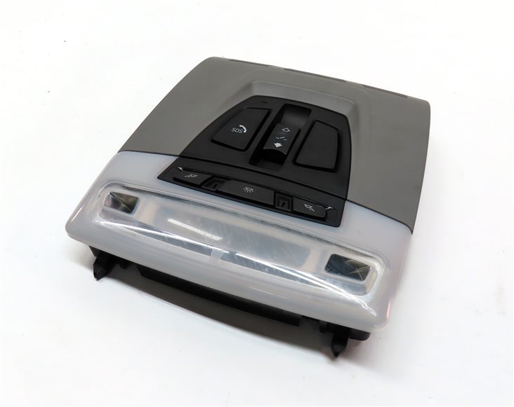 Thumbnail 2: 2014 BMW X5 (F15) FRONT CENTER ROOF PRIMARY DOMELIGHT DOME LIGHT ASSEMBLY (Gray)