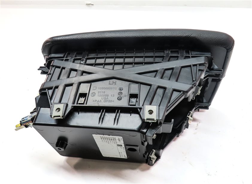 Thumbnail 5: BMW 14-18 X5 F15 15-16 X6 F16 FRONT CENTER CONSOLE ARM REST STORAGE BIN (Black)