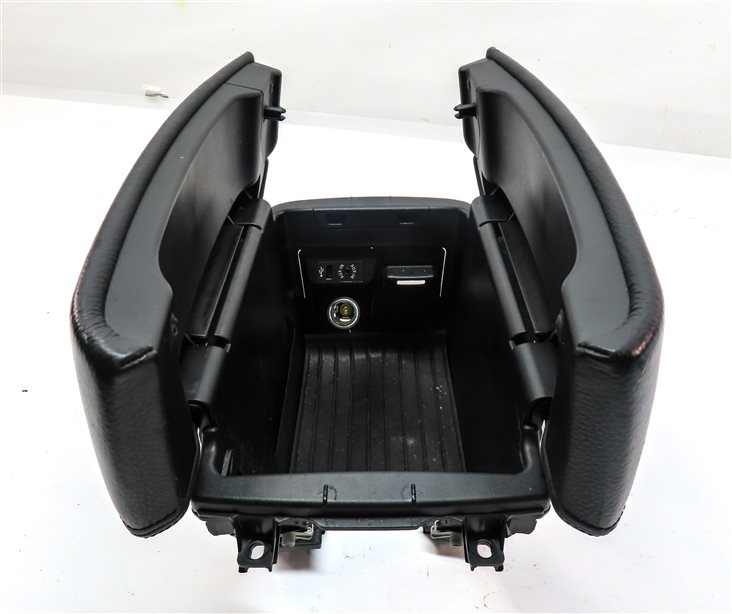 Thumbnail 8: BMW 14-18 X5 F15 15-16 X6 F16 FRONT CENTER CONSOLE ARM REST STORAGE BIN (Black)