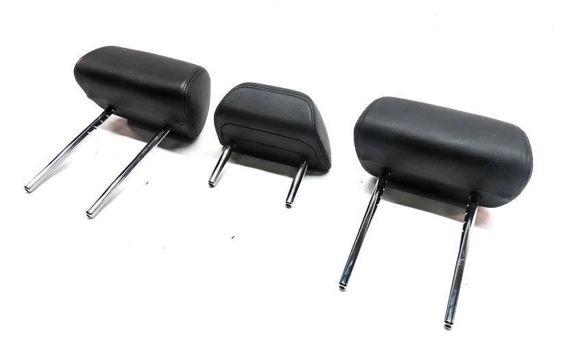 Thumbnail 1: 14-18 BMW X5 F15 REAR 2ND ROW LEFT RIGHT CENTER HEADREST DAKOTA LEATHER (Black)