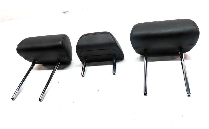 Thumbnail 2: 14-18 BMW X5 F15 REAR 2ND ROW LEFT RIGHT CENTER HEADREST DAKOTA LEATHER (Black)