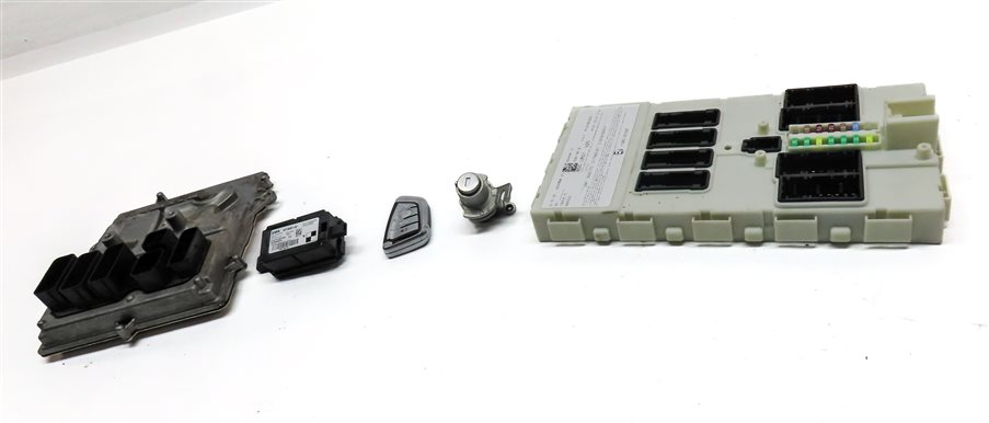 Thumbnail 2: 14-18 BMW X5 (F15) 3.0L N55 ENGINE CONTROL MODULE DME BCM ECU ECM KEY START SET