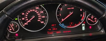 Thumbnail 2: 2014-2017 BMW 528i 535i 550i X3 X4 X5 (F10 F15 F25 F26) SPEEDOMETER GAUGE (111k)