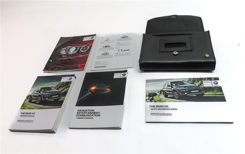 Thumbnail 2: 2014 BMW X5 (F15) OWNERS MANUAL BOOKLET BOOK MANUAL SET 5 w/ CARRY CARRYING CASE
