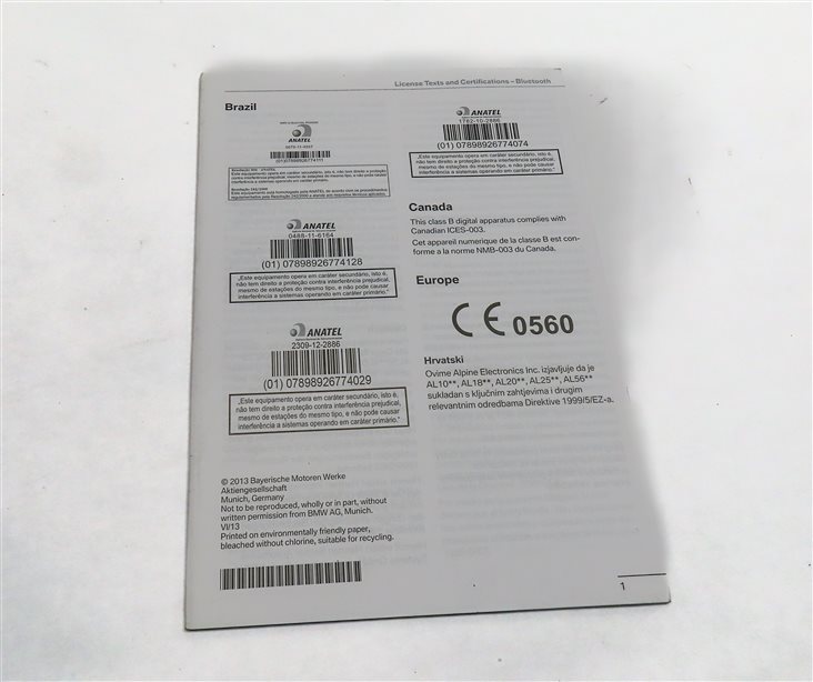 Thumbnail 5: 2014 BMW X5 (F15) OWNERS MANUAL BOOKLET BOOK MANUAL SET 5 w/ CARRY CARRYING CASE