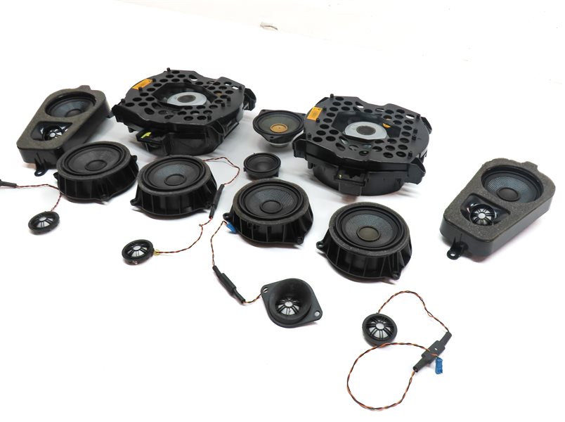 2014 BMW X5 (F15) FRONT REAR LEFT RIGHT WOOFER MIDRANGE TWEETER SPEAKER SET 14