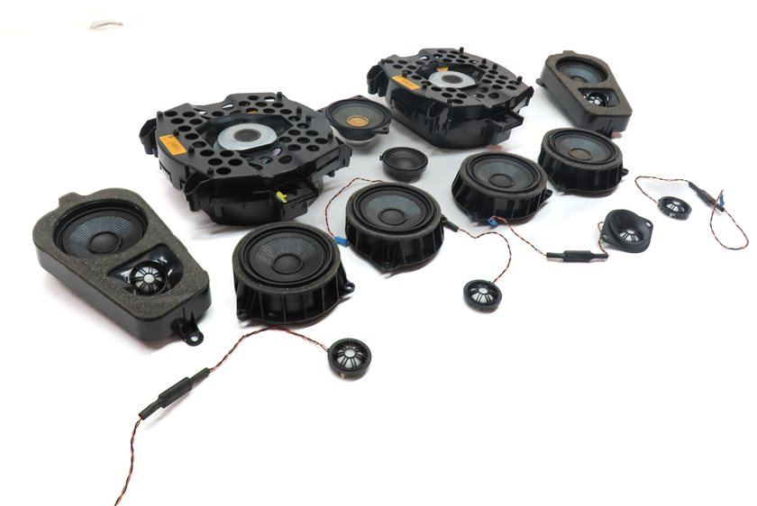 Thumbnail 3: 2014 BMW X5 (F15) FRONT REAR LEFT RIGHT WOOFER MIDRANGE TWEETER SPEAKER SET 14