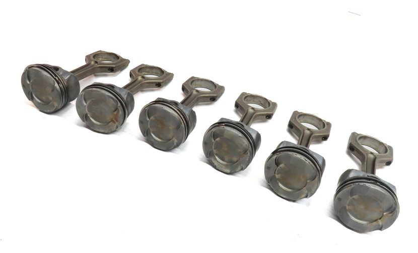 15-19 BMW 335i 435i 535i 640i 740i X1 X3 X4 X5 X6 - 3.0L N55 ENGINE PISTON SET 6