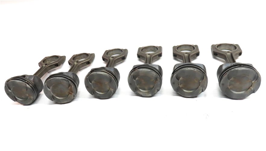 Thumbnail 3: 15-19 BMW 335i 435i 535i 640i 740i X1 X3 X4 X5 X6 - 3.0L N55 ENGINE PISTON SET 6