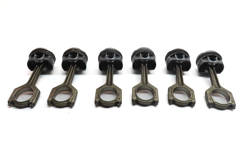 Thumbnail 6: 15-19 BMW 335i 435i 535i 640i 740i X1 X3 X4 X5 X6 - 3.0L N55 ENGINE PISTON SET 6