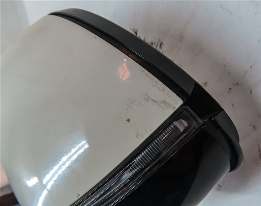 Thumbnail 10: 14-16 BMW X5 F15 FRONT LEFT PFOLD MEMORY HEAT AUTO DIM TILT DOOR MIRROR (White)