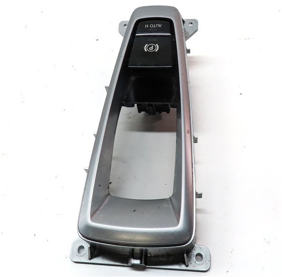 Thumbnail 4: 2014 BMW X5 (F15) EMERGENCY HILL PARKING E-BRAKE SWITCH BUTTON w/ SURROUND TRIM