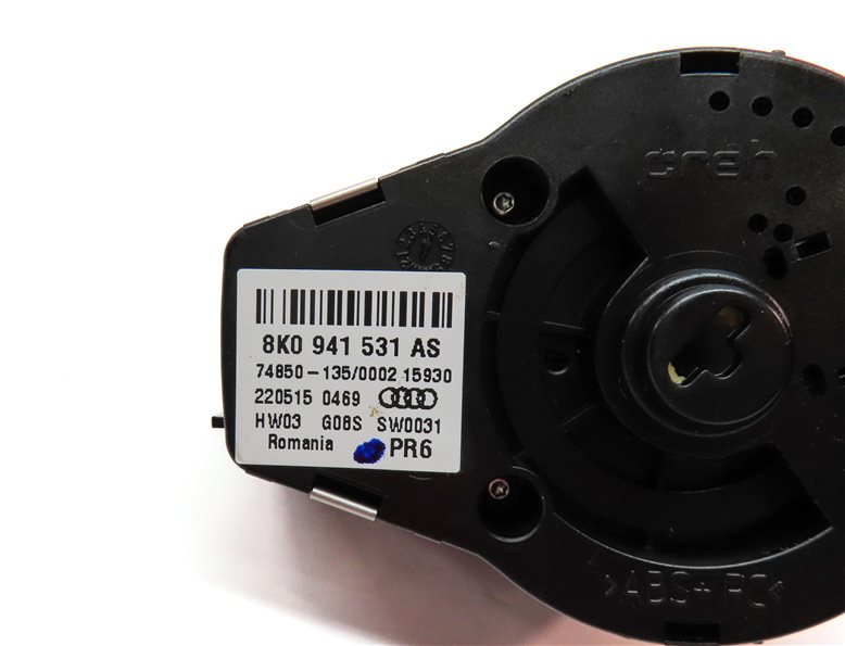 Thumbnail 8: 16-21 AUDI A4 A5 S4 S5 RS5 Q7 (B9 8W 8WS F5 4M) HEADLIGHT SWITCH w/ RAIN SENSOR