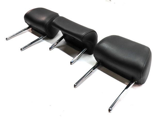 Thumbnail 3: 13-16 A4 S4 12-18 A6 S6 C7 B8 REAR LEFT CENTER RIGHT SEAT HEADREST SET 2 (Black)