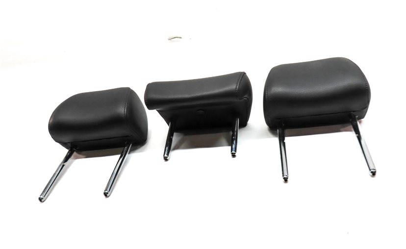 Thumbnail 4: 13-16 A4 S4 12-18 A6 S6 C7 B8 REAR LEFT CENTER RIGHT SEAT HEADREST SET 2 (Black)