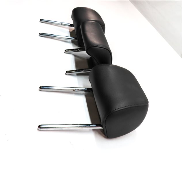 Thumbnail 6: 13-16 A4 S4 12-18 A6 S6 C7 B8 REAR LEFT CENTER RIGHT SEAT HEADREST SET 2 (Black)