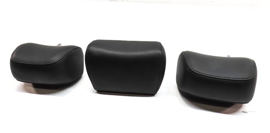 Thumbnail 8: 13-16 A4 S4 12-18 A6 S6 C7 B8 REAR LEFT CENTER RIGHT SEAT HEADREST SET 2 (Black)