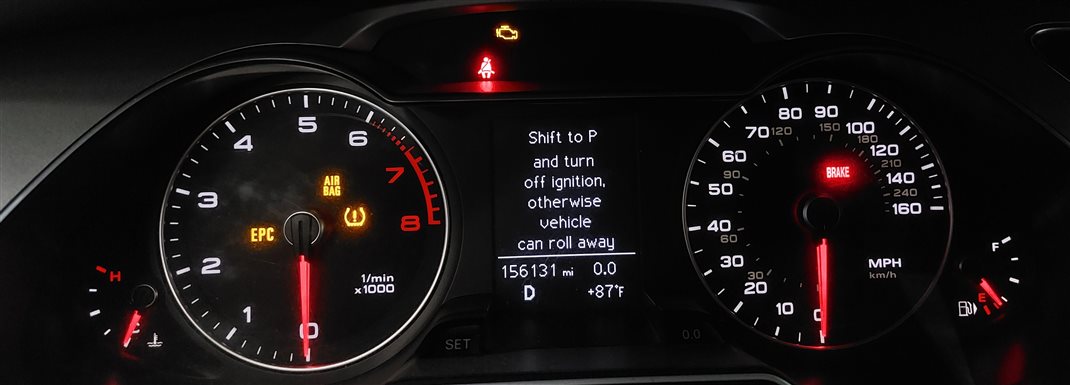Thumbnail 2: 2016 AUDI A4 A5 (B8 8K 8T) 2.0L CAED ENGINE BODY MODULE SPEEDOMETER LOCK KEY SET