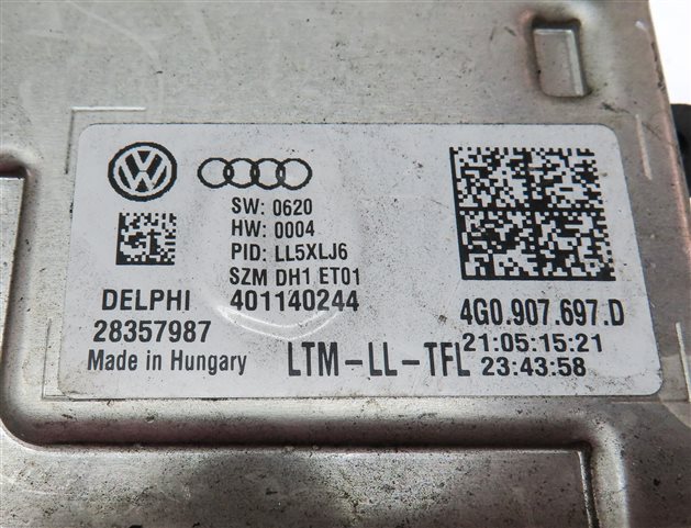 Thumbnail 11: 2016 AUDI A4 (B8 8K) FRONT RIGHT PASSENGER HEADLIGHT LAMP CONTROL MODULE SET/3