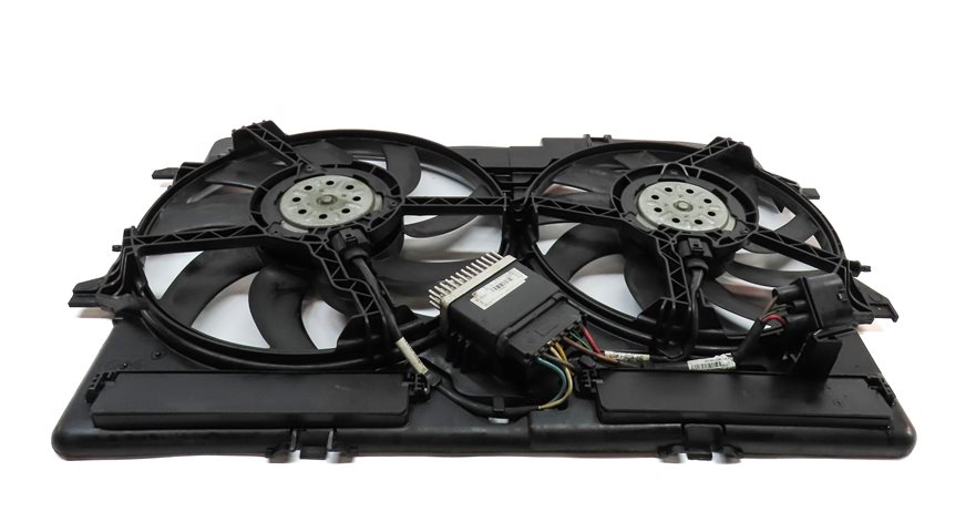Thumbnail 7: 09-17 AUDI A4 A5 Q5 S4 (B8 8T 8R) 2.0L 3.0L 3.2L RADIATOR COOLING FAN w/ SHROUD