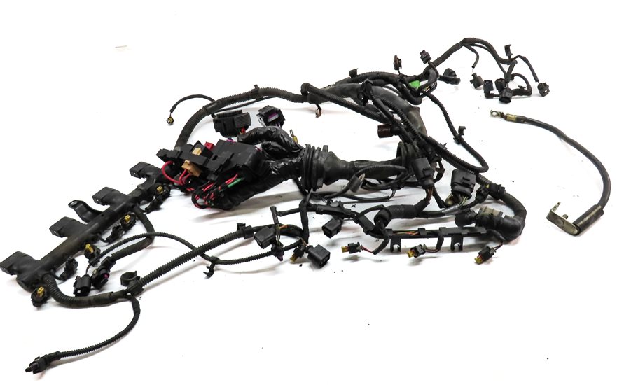 Thumbnail 2: 2016 AUDI A4 (B8 8K) 2.0L (CAED) ENGINE MOTOR WIRE WIRING HARNESS LOOM