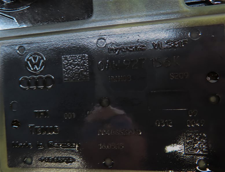 Thumbnail 7: 13-16 AUDI A4 (B8 8K) 2.0L FWD CVT TRANSMISSION VALVE BODY MULTI-TRONIC COMPUTER