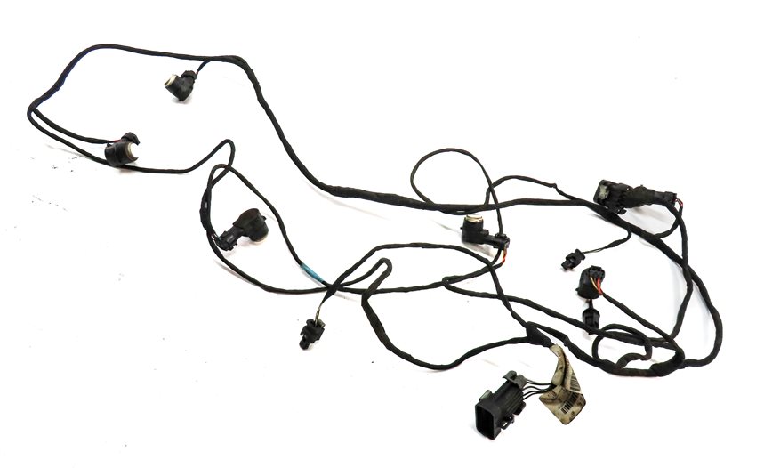 2012 MERCEDES GL350 (X164) FRONT PARK ASSIST PDC SENSOR SET w/HARNESS (White)