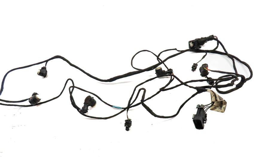 Thumbnail 2: 2012 MERCEDES GL350 (X164) FRONT PARK ASSIST PDC SENSOR SET w/HARNESS (White)