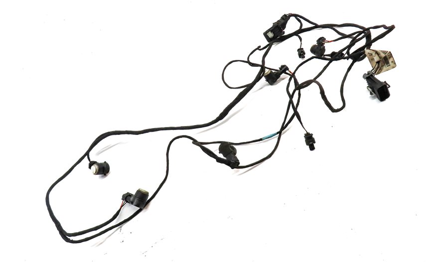 Thumbnail 3: 2012 MERCEDES GL350 (X164) FRONT PARK ASSIST PDC SENSOR SET w/HARNESS (White)