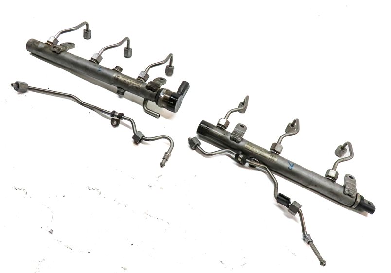 2012 MERCEDES GL350 (X164) 3.0L DIESEL (OM642) ENGINE FUEL RAIL SET/2 w/ LINES