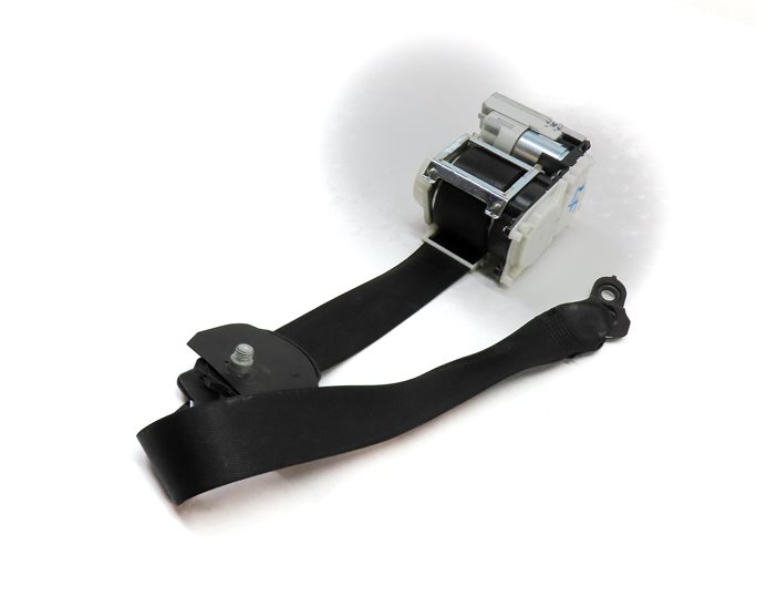 Thumbnail 1: 10-12 MB GL350 GL450 GL550 (X164) LEFT FRONT DRIVER SEATBELT RETRACTOR (Black)