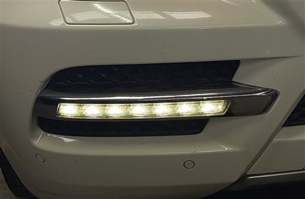 Thumbnail 2: 2011-2012 MB GL350 GL450 GL550 (X164) RIGHT PASSENGER LED FOG LIGHT DRIVING LAMP