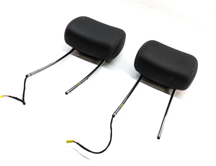 07-09 MERCEDES GL-CLASS X164 FRONT LEFT & RIGHT SEAT HEADREST SET/2(Black) 