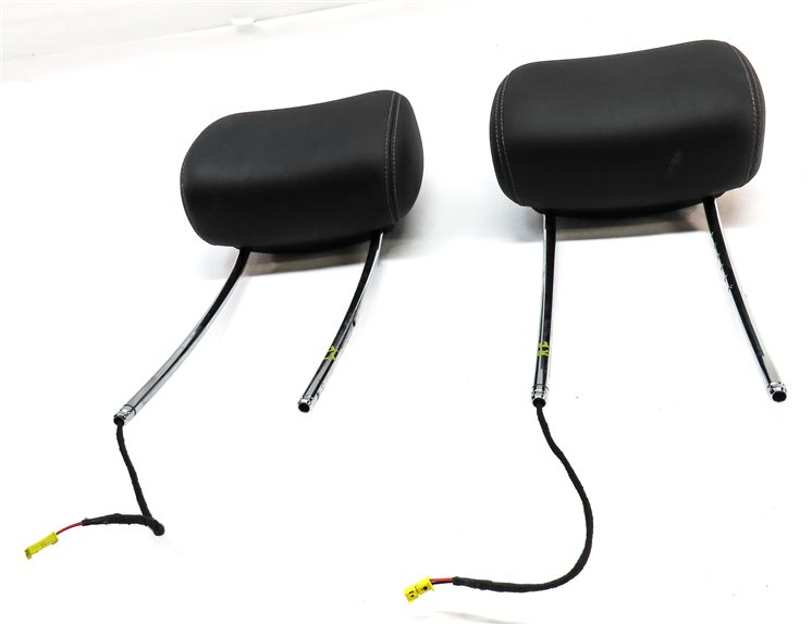 Thumbnail 2: 07-09 MERCEDES GL-CLASS X164 FRONT LEFT & RIGHT SEAT HEADREST SET/2(Black) 