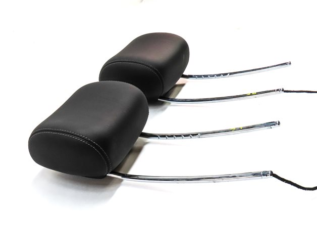 Thumbnail 4: 07-09 MERCEDES GL-CLASS X164 FRONT LEFT & RIGHT SEAT HEADREST SET/2(Black) 