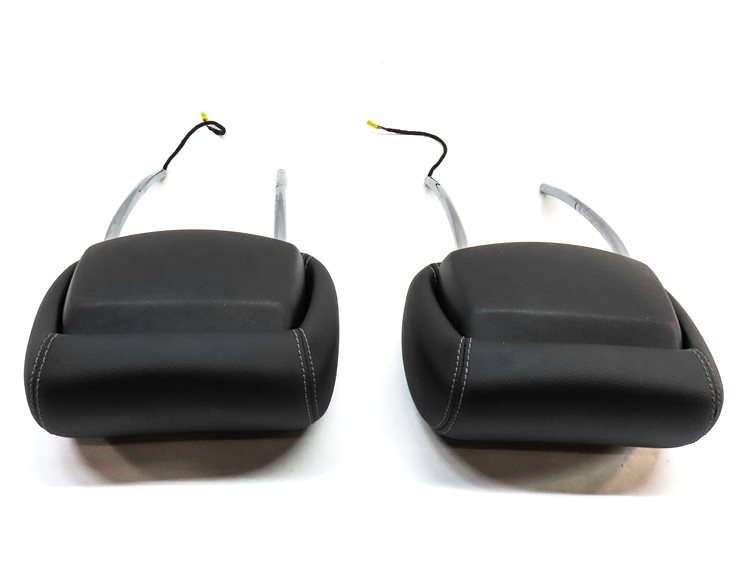 Thumbnail 6: 07-09 MERCEDES GL-CLASS X164 FRONT LEFT & RIGHT SEAT HEADREST SET/2(Black) 