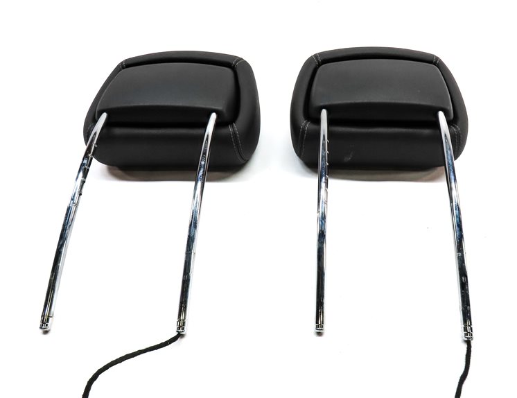 Thumbnail 7: 07-09 MERCEDES GL-CLASS X164 FRONT LEFT & RIGHT SEAT HEADREST SET/2(Black) 