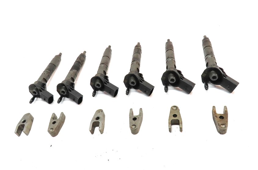 Thumbnail 2: 07-13 MERCEDES E GL ML R (W164 W211 W212 X164) 3.0L DIESEL FUEL INJECTOR SET 6